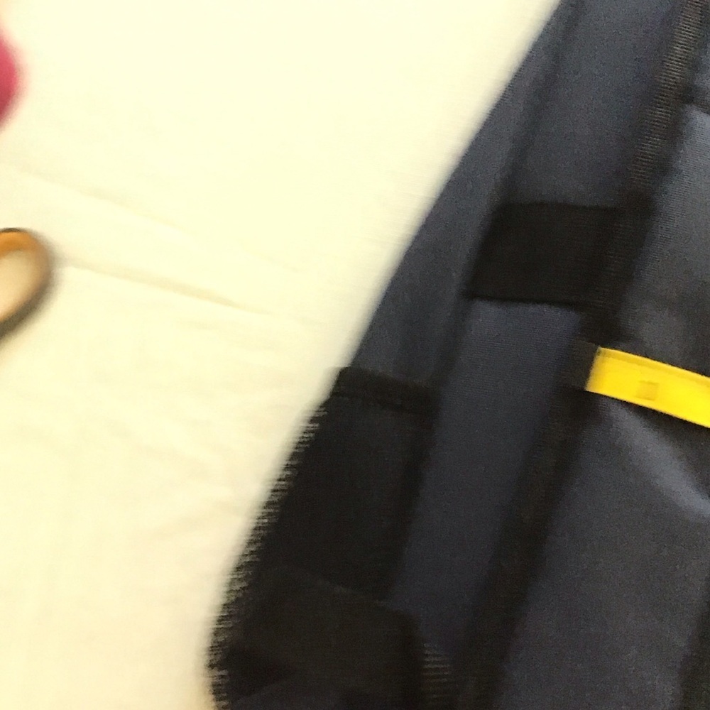 Navy Blue Backpack with Mesh Pockets - Picture 3 of 4